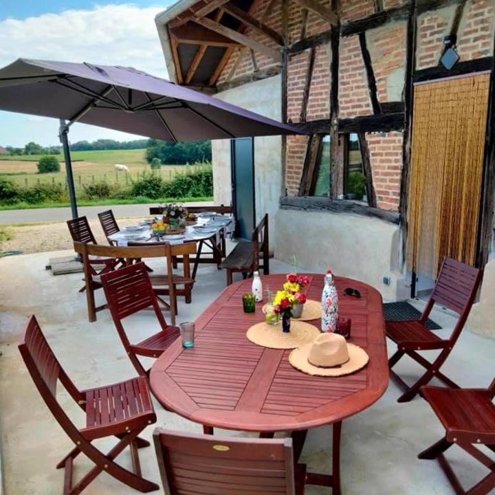Bed and Breakfast La Grange A Outeaux Montpont-en-Bresse Exterior foto